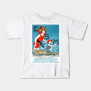 Netherlands ESM Vintage Travel Poster 1920 Kids T-Shirt